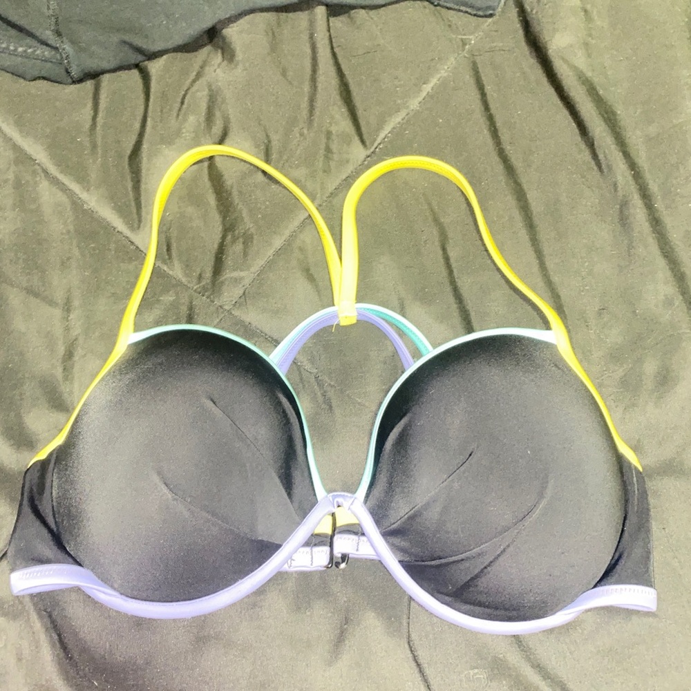 Multi colored Victoria Secret bathing suit top